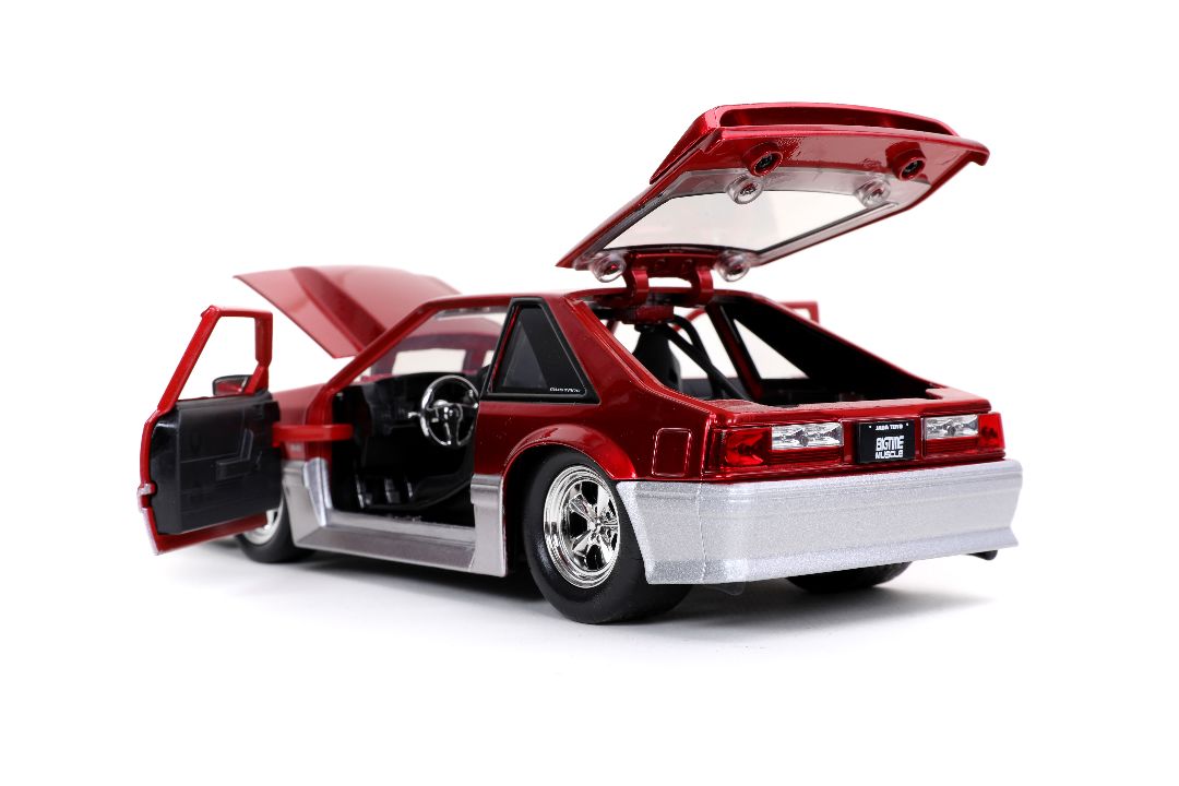 Jada 1/24 "BIGTIME Muscle" 1989 Ford Mustang GT - Candy Red