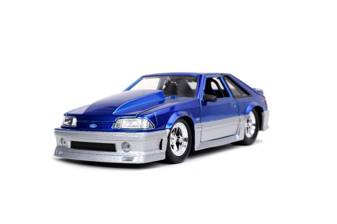Jada 1/24 "BIGTIME Muscle" 1989 Ford Mustang GT - Candy Blue