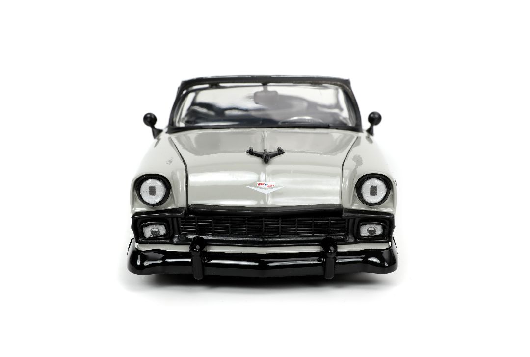 Jada 1/24 "BIGTIME Muscle" 1956 Chevy Bel Air - Grey/White