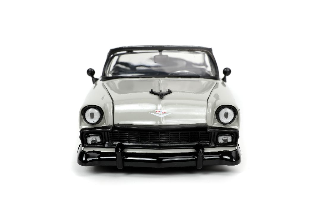 Jada 1/24 "BIGTIME Muscle" 1956 Chevy Bel Air - Grey/White