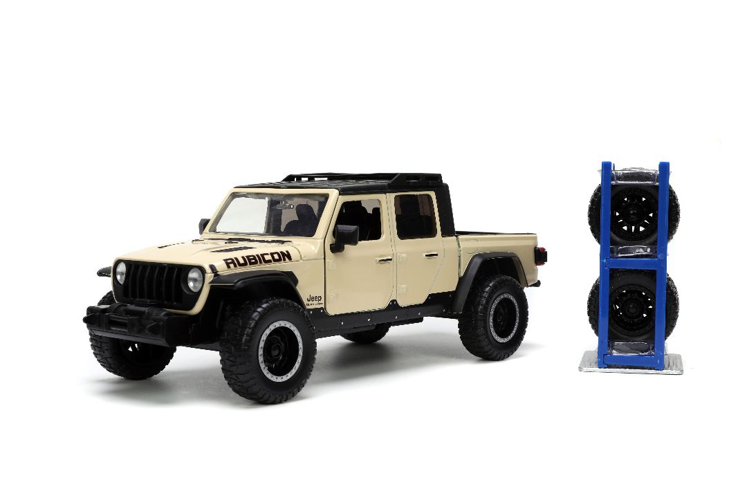 Jada 1/24 "Just Trucks" 2020 Jeep Gladiator w/ rack - Click Image to Close