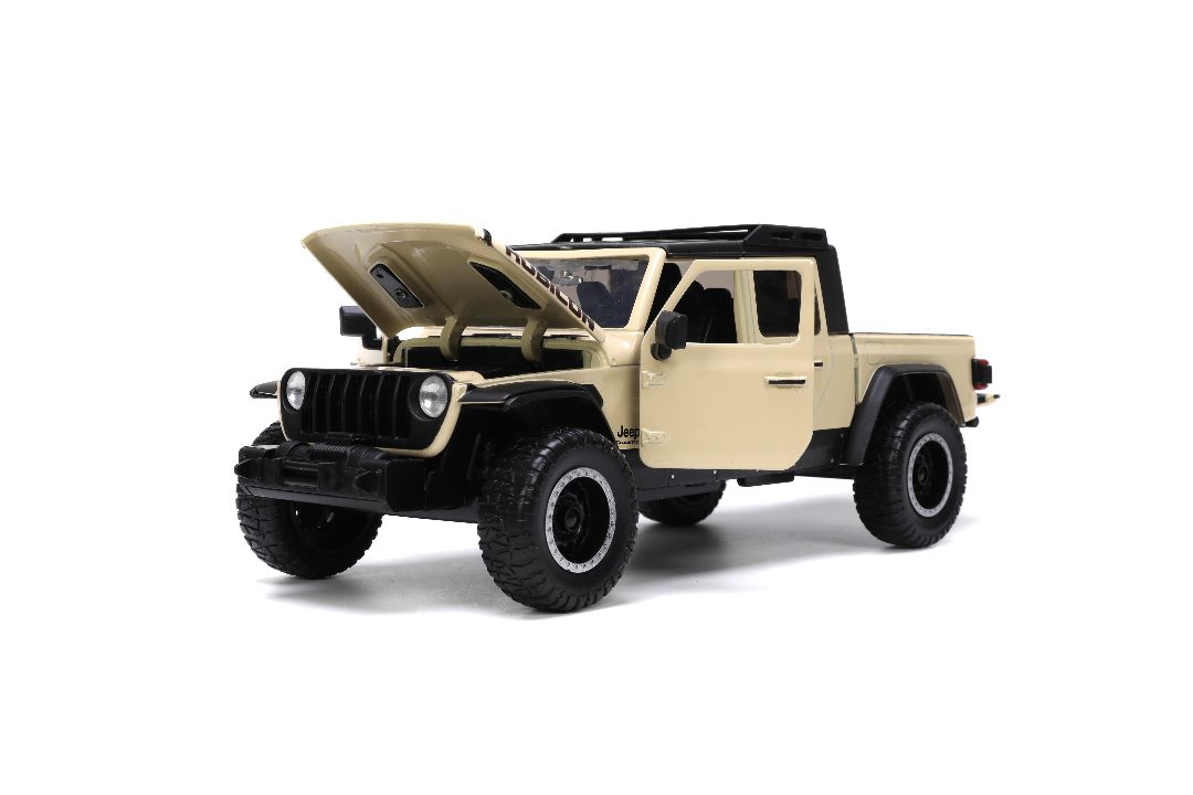 Jada 1/24 "Just Trucks" 2020 Jeep Gladiator w/ rack - Click Image to Close