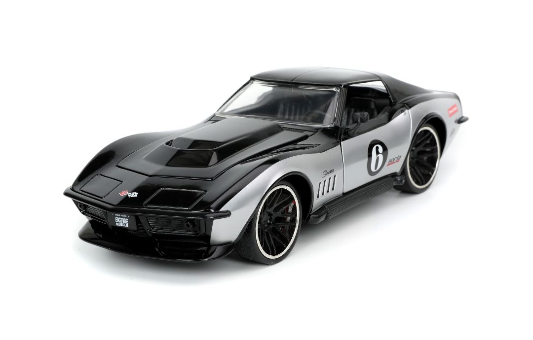 Jada 1/24 "BIGTIME Muscle" 1969 Corvette Stingray - Click Image to Close