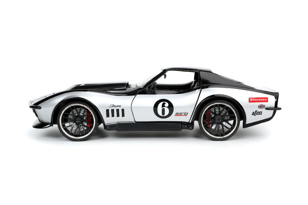 Jada 1/24 "BIGTIME Muscle" 1969 Corvette Stingray - Click Image to Close