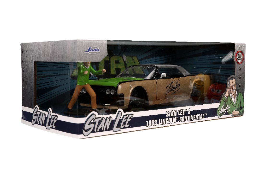 Jada 1/24 "Hollywood Rides" 1963 Lincoln Continental with Stan - Click Image to Close