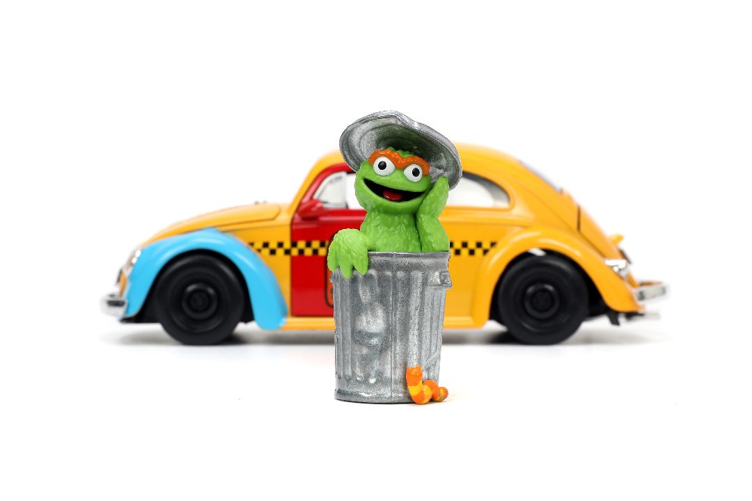 Jada 1/24 "Hollywood Rides" Sesame Street 1959 VW Beetle