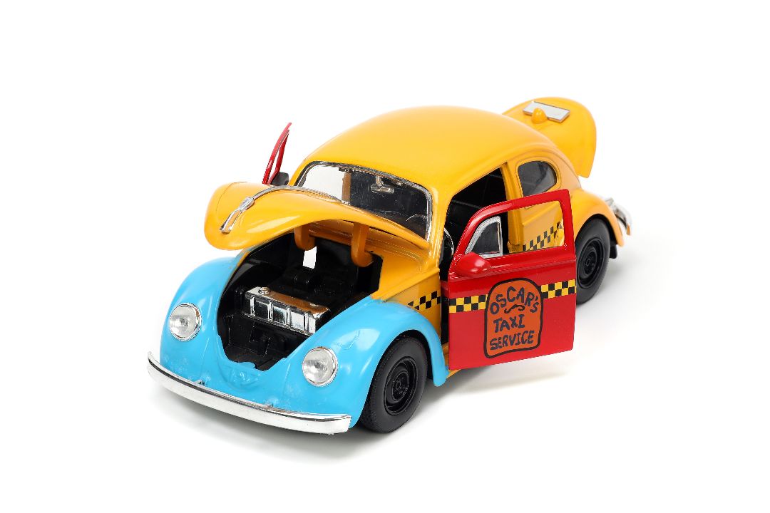 Jada 1/24 "Hollywood Rides" Sesame Street 1959 VW Beetle - Click Image to Close