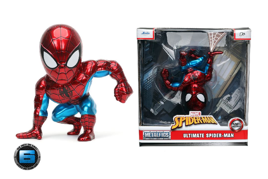 Jada 6" Metalfigs Marvel - Ultimate Spider-Man - Click Image to Close