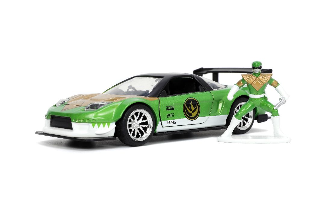 Jada 1/32 "Hollywood Rides" 2002 Honda NSX with Green Ranger - Click Image to Close