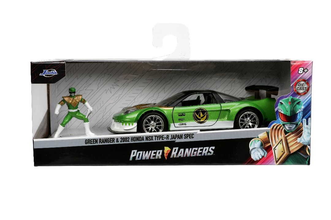 Jada 1/32 "Hollywood Rides" 2002 Honda NSX with Green Ranger - Click Image to Close