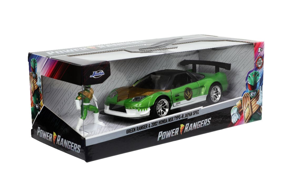 Jada 1/32 "Hollywood Rides" 2002 Honda NSX with Green Ranger - Click Image to Close