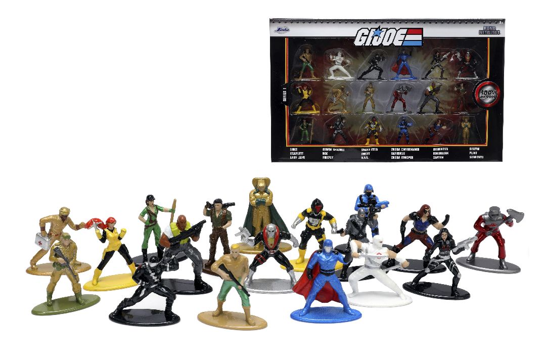 Jada 1.65" Nano Metalfigs GI JOE : 18-Pack