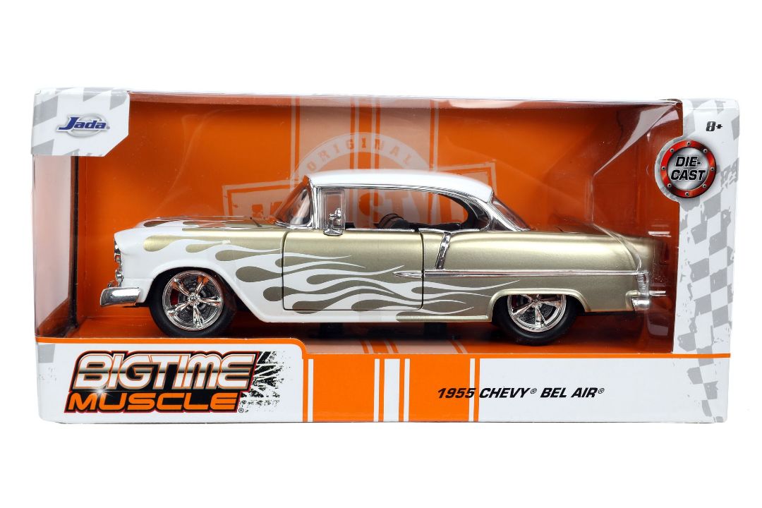 Jada 1/24 "BIGTIME Muscle" 1955 Chevy Bel Air - Click Image to Close