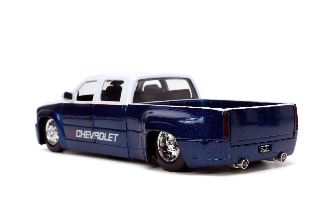 Jada 1/24 "Just Trucks" 1999 Chevy Silverado Dooley with Rack - Click Image to Close