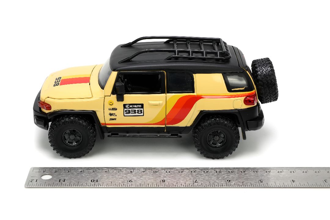 Jada 1/24 "Just Trucks" Toyota FJ Cruiser with Rack - Click Image to Close