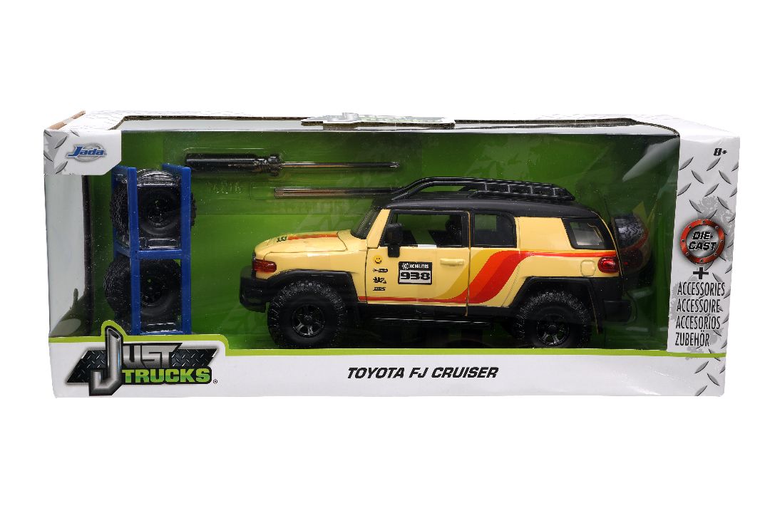 Jada 1/24 "Just Trucks" Toyota FJ Cruiser with Rack - Click Image to Close