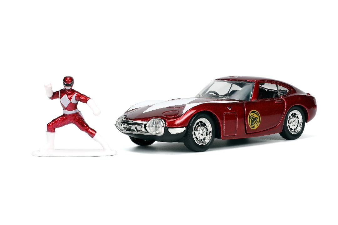 Jada 1/32 1967 Toyota 2000GT with Red Ranger - Click Image to Close