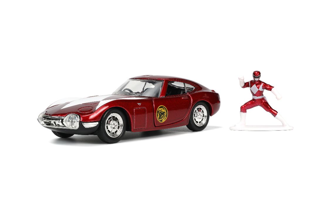 Jada 1/32 1967 Toyota 2000GT with Red Ranger - Click Image to Close