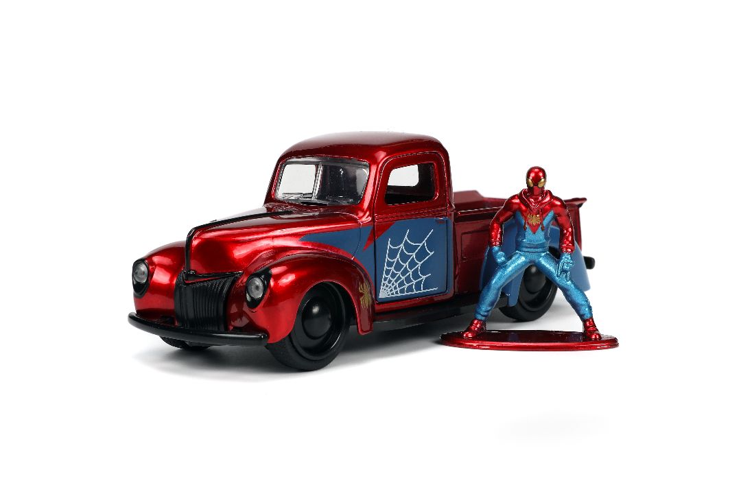 Jada 1/32 "Hollywood Rides" 1941 Ford Pickup with Spider-Man