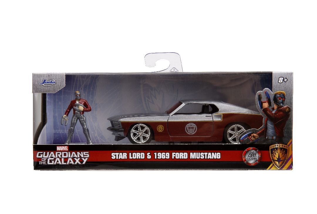 Jada 1/32 "Hollywood Rides" Marvel 1969 Ford Mustang W/Star-Lord