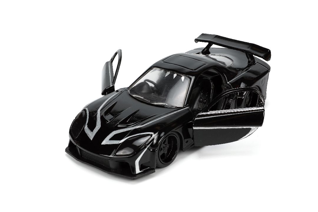 Jada 1/32 "Hollywood Rides" Marvel 1993 Mazda RX7 w/Blk Panther