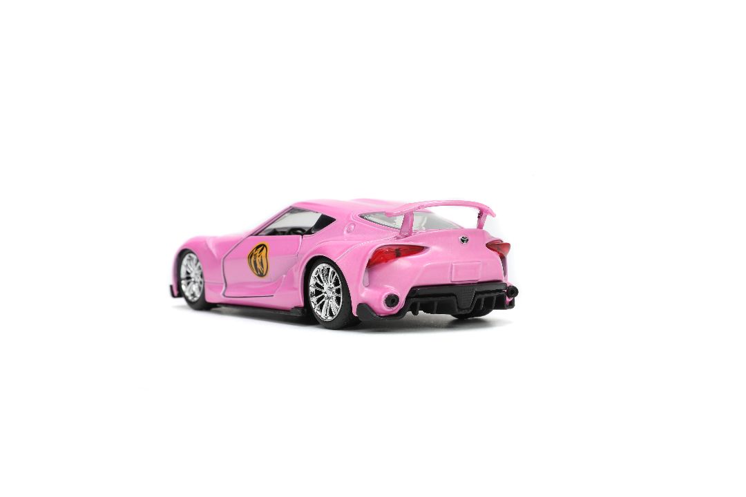 Jada 1/32 "Hollywood Rides" Toyota FT-1 Concept with Pink Ranger - Click Image to Close