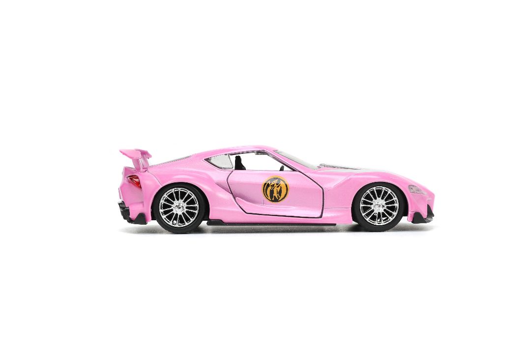 Jada 1/32 "Hollywood Rides" Toyota FT-1 Concept with Pink Ranger - Click Image to Close