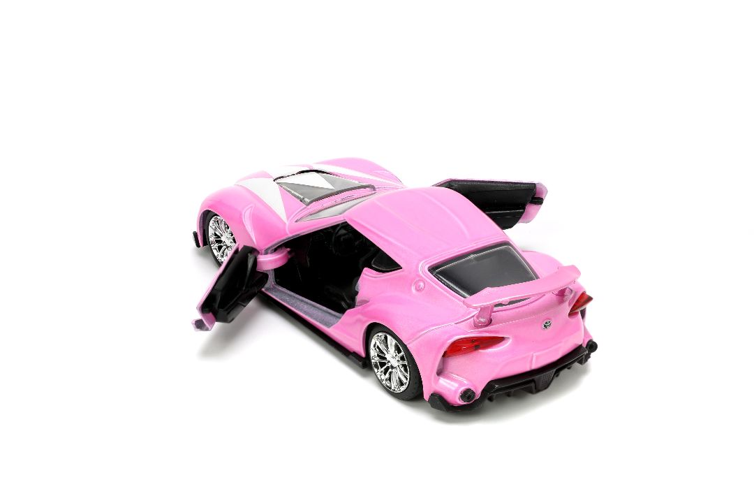 Jada 1/32 "Hollywood Rides" Toyota FT-1 Concept with Pink Ranger - Click Image to Close