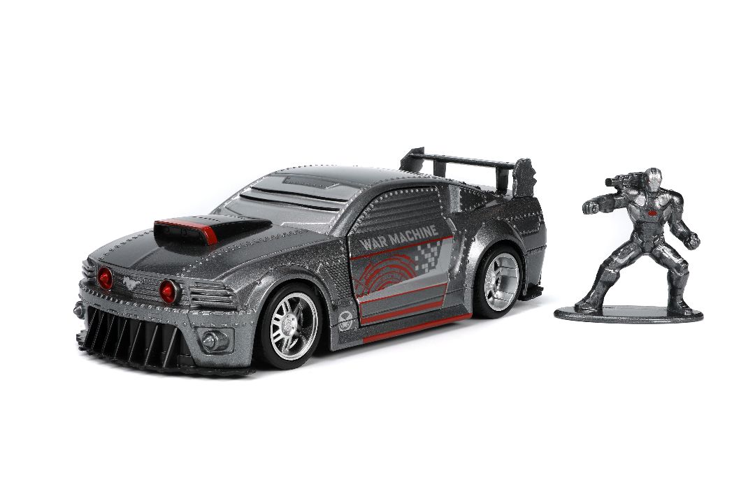 Jada 1/32 "Hollywood Rides" Ford Mustang with War Machine - Click Image to Close