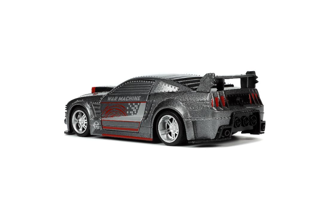 Jada 1/32 "Hollywood Rides" Ford Mustang with War Machine - Click Image to Close