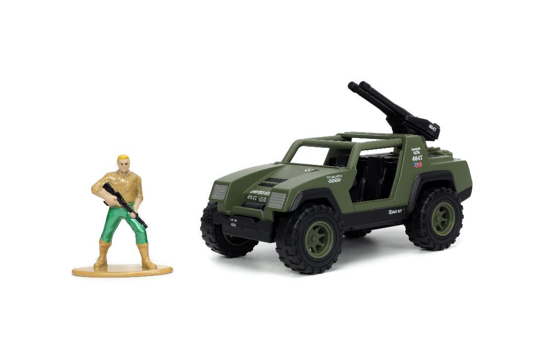 Jada 1/32 "Hollywood Rides" GI JOE VAMP with Duke - Click Image to Close