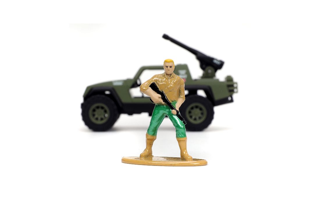 Jada 1/32 "Hollywood Rides" GI JOE VAMP with Duke - Click Image to Close