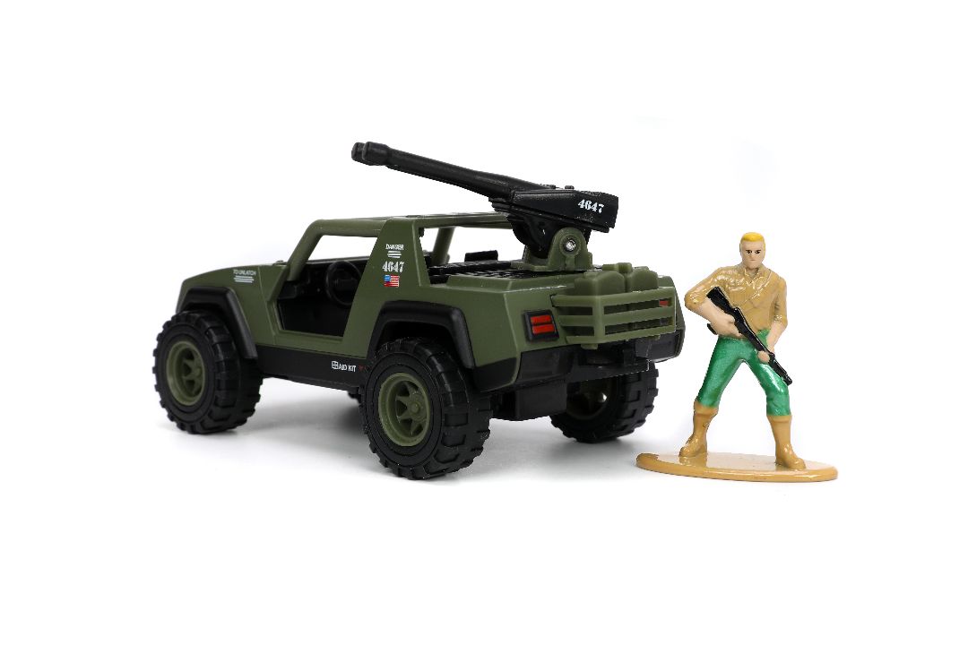 Jada 1/32 "Hollywood Rides" GI JOE VAMP with Duke - Click Image to Close