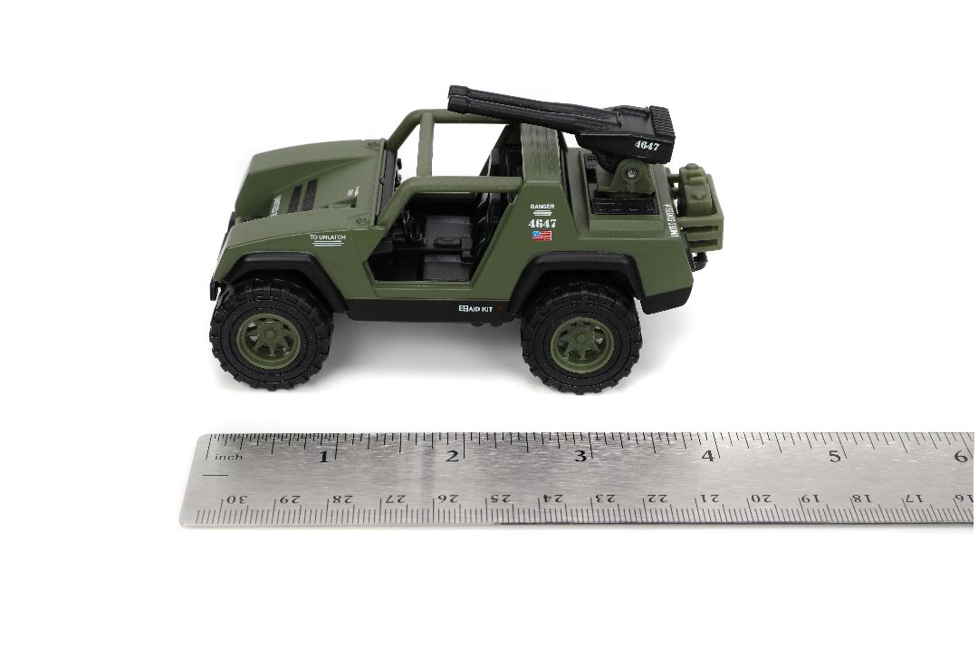 Jada 1/32 "Hollywood Rides" GI JOE VAMP with Duke - Click Image to Close