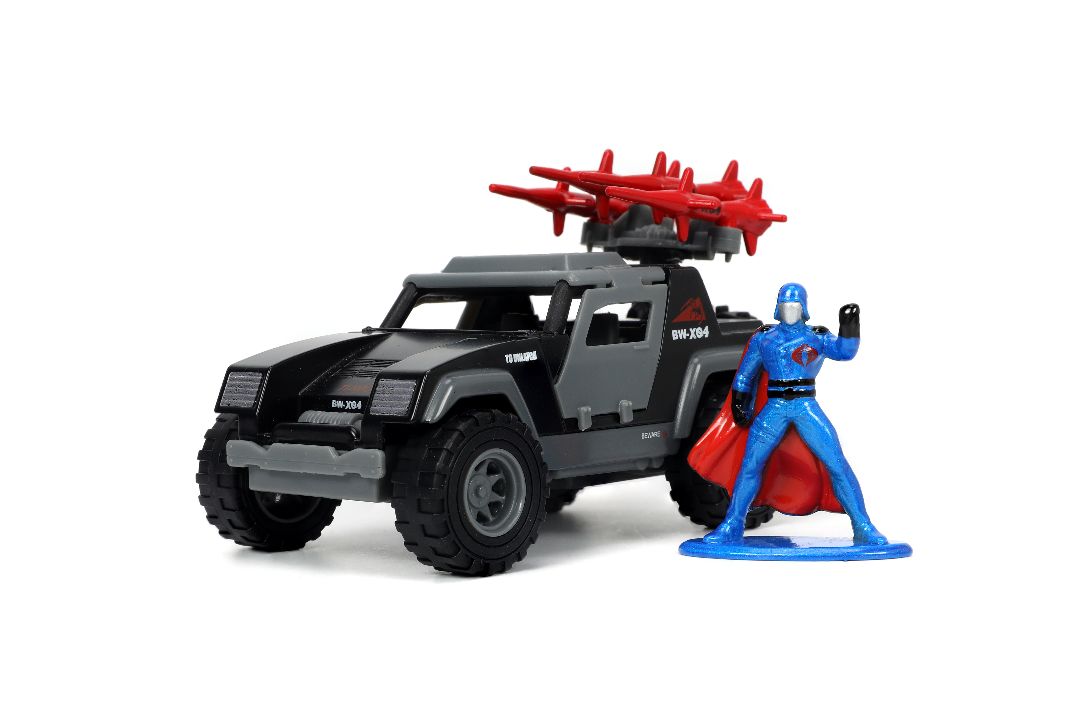 Jada 1/32 GI Joe Stinger with Cobra Commander - Click Image to Close