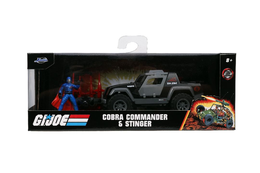 Jada 1/32 GI Joe Stinger with Cobra Commander