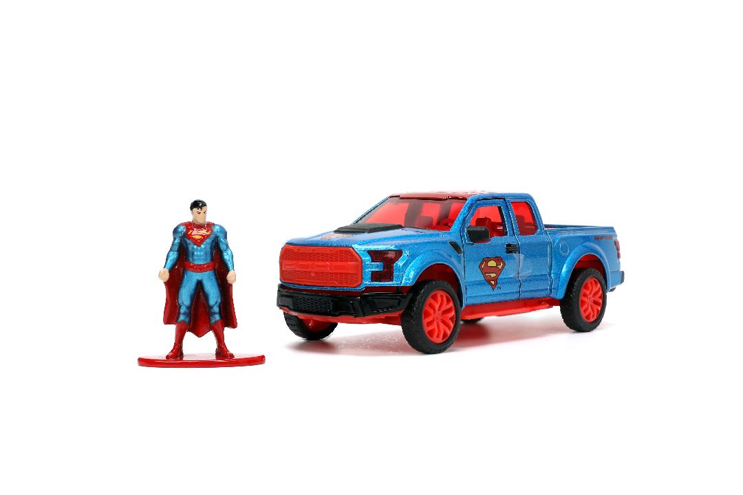 Jada 1/32 "Hollywood Rides" Marvel 2017 F-150 Raptor w/Superman - Click Image to Close