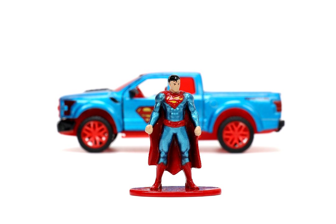 Jada 1/32 "Hollywood Rides" Marvel 2017 F-150 Raptor w/Superman - Click Image to Close