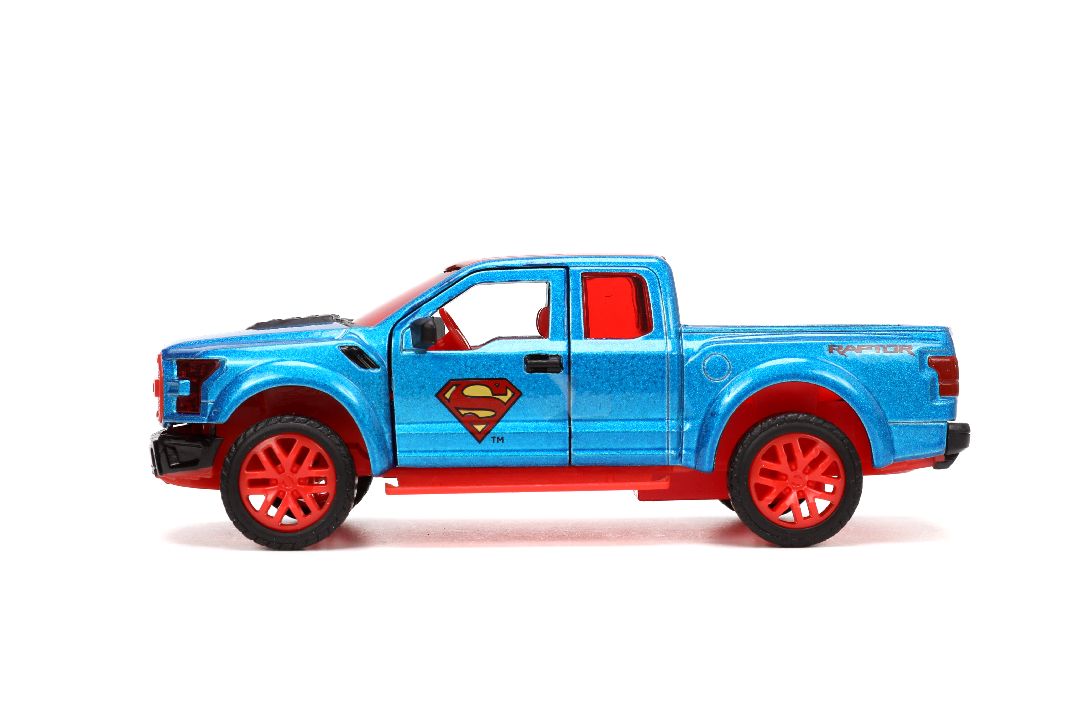 Jada 1/32 "Hollywood Rides" Marvel 2017 F-150 Raptor w/Superman - Click Image to Close