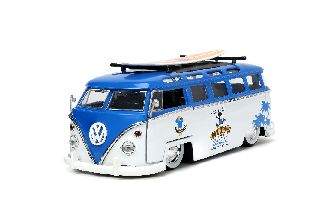 Jada 1/24 "Hollywood Rides" Disney 1962 VW Bus w/ Mickey Mouse - Click Image to Close