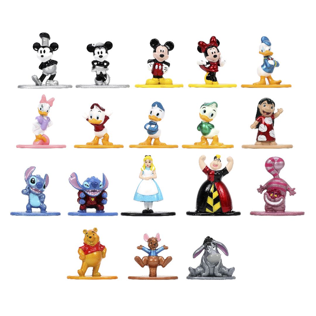 Jada 1.65" Nano Metalfigs Disney 18 Pack