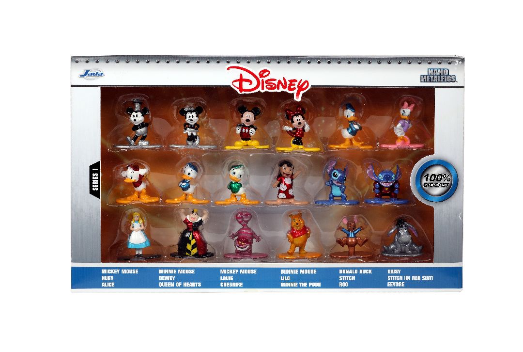 Jada 1.65" Nano Metalfigs Disney 18 Pack