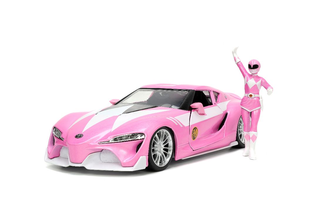 Jada 1/24 Toyota FT-1 Concept w/PINK RANGER - Click Image to Close