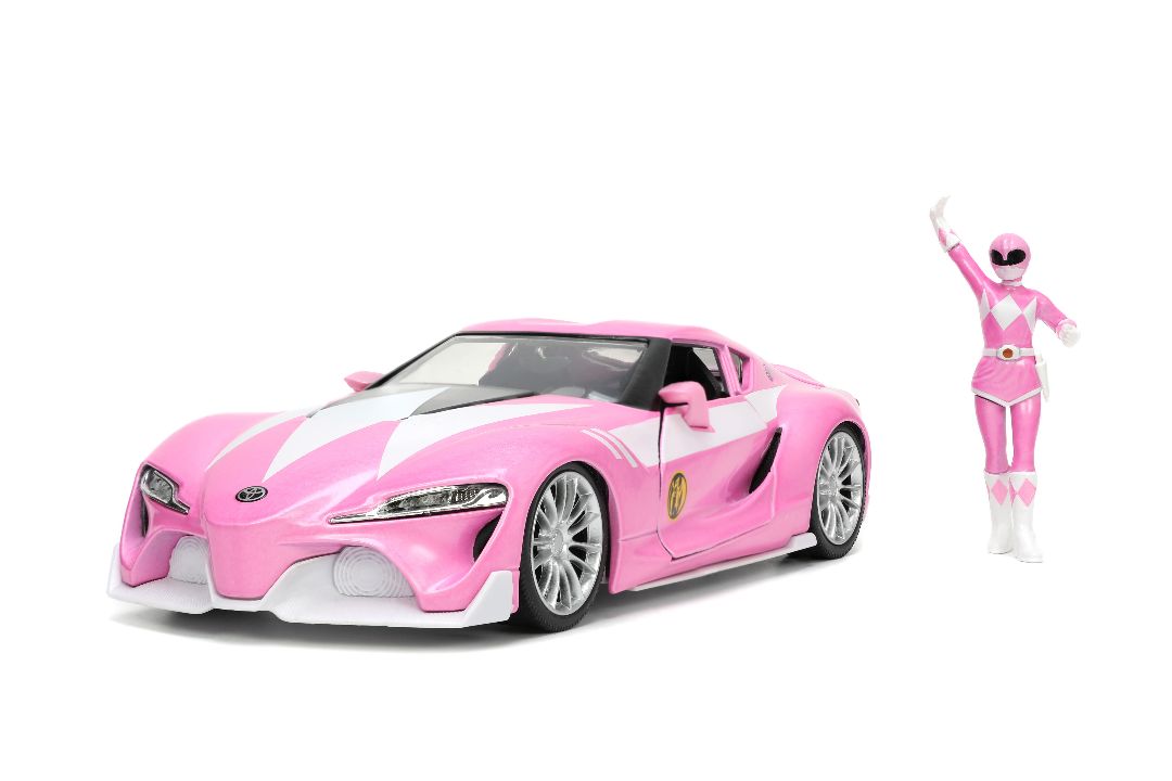 Jada 1/24 Toyota FT-1 Concept w/PINK RANGER - Click Image to Close