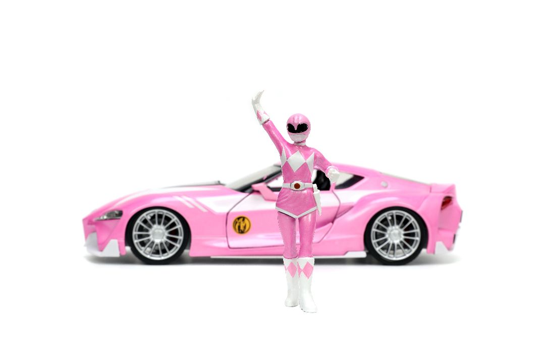 Jada 1/24 Toyota FT-1 Concept w/PINK RANGER - Click Image to Close