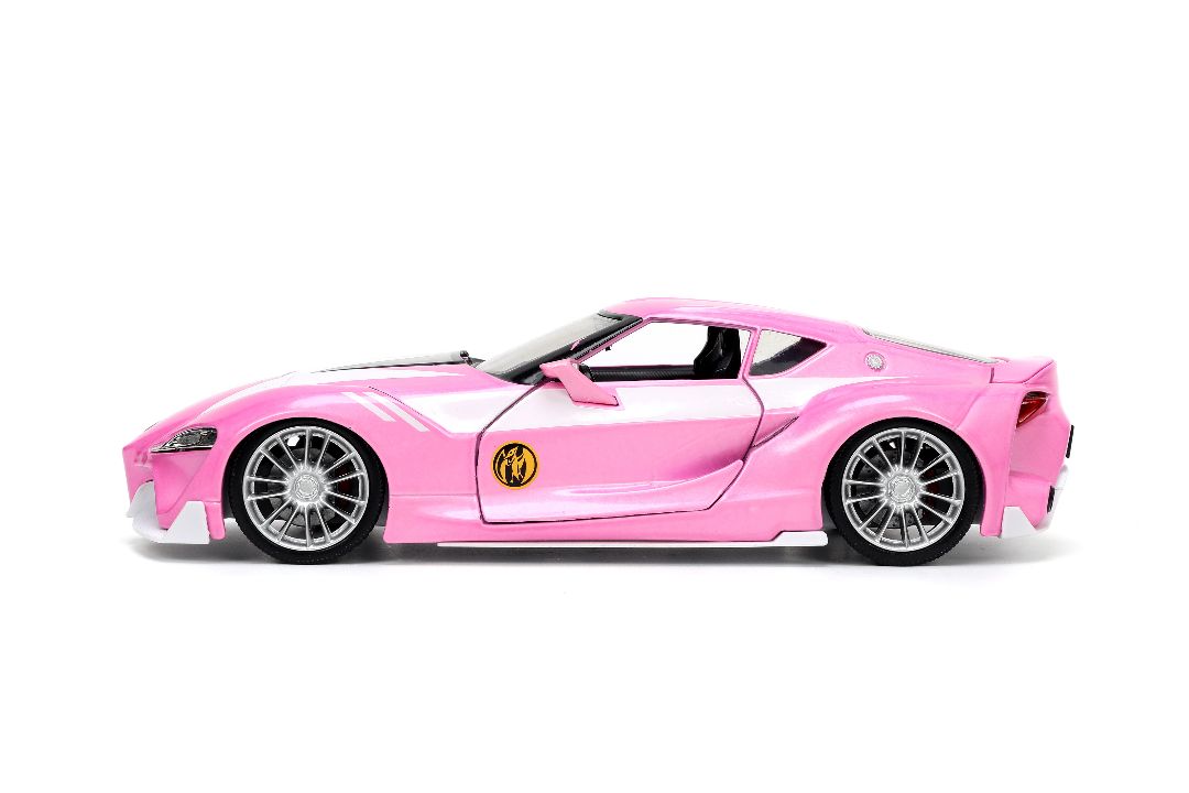 Jada 1/24 Toyota FT-1 Concept w/PINK RANGER - Click Image to Close