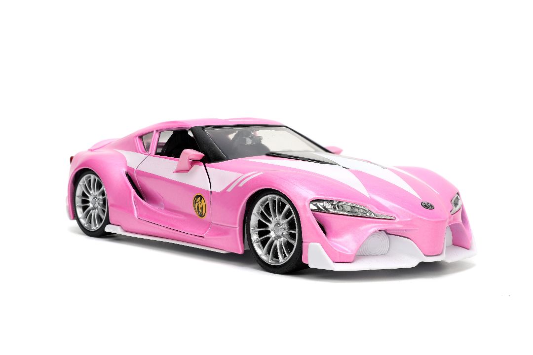 Jada 1/24 Toyota FT-1 Concept w/PINK RANGER - Click Image to Close