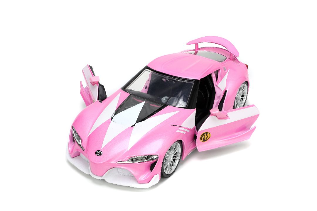 Jada 1/24 Toyota FT-1 Concept w/PINK RANGER - Click Image to Close