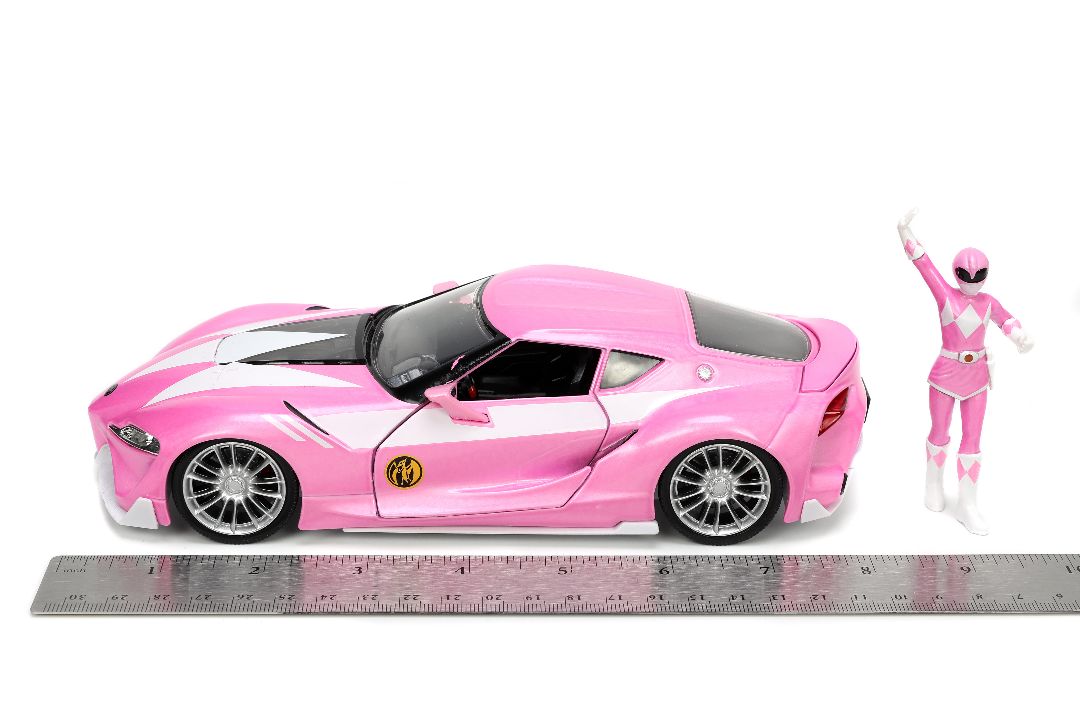 Jada 1/24 Toyota FT-1 Concept w/PINK RANGER - Click Image to Close