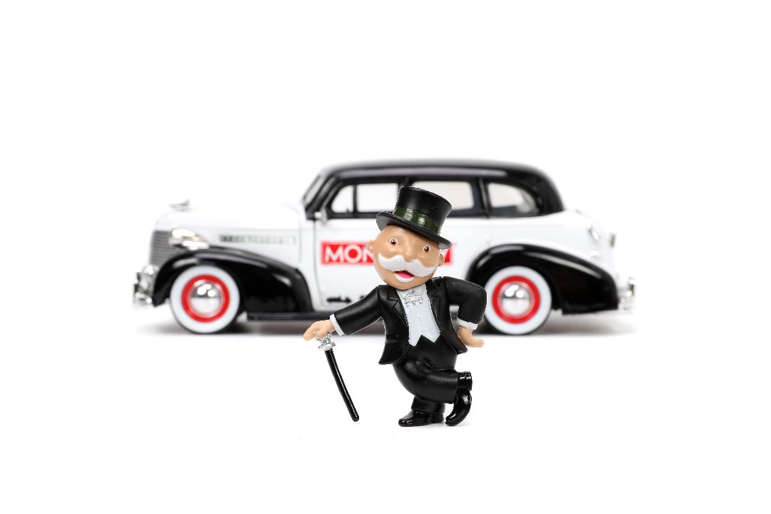 Jada 1/24 "Hollywood Rides" 1939 Chevy Master Deluxe Mr Monopoly - Click Image to Close